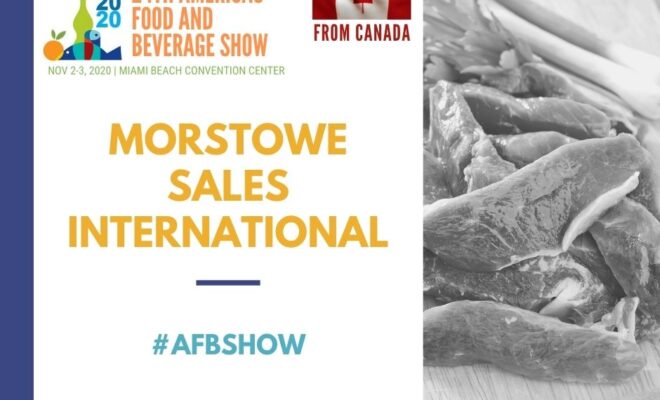 morstowe sales international from canada at americas food and beverage show