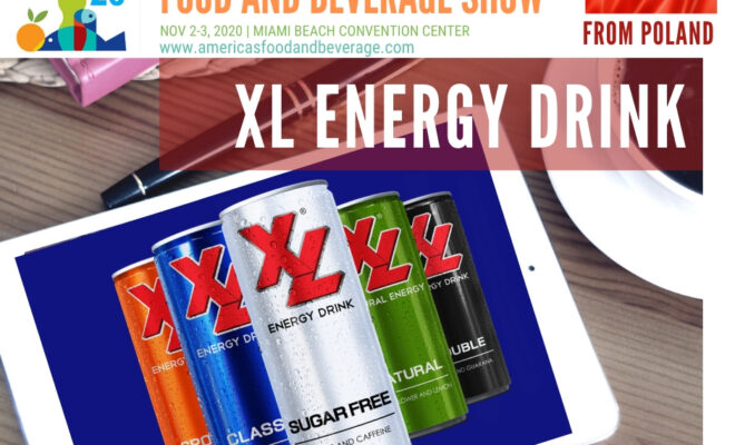 xl energy drinks at americas food and beverage show