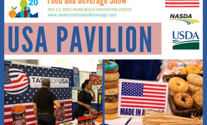 usa pavilion at americas food and beverage show